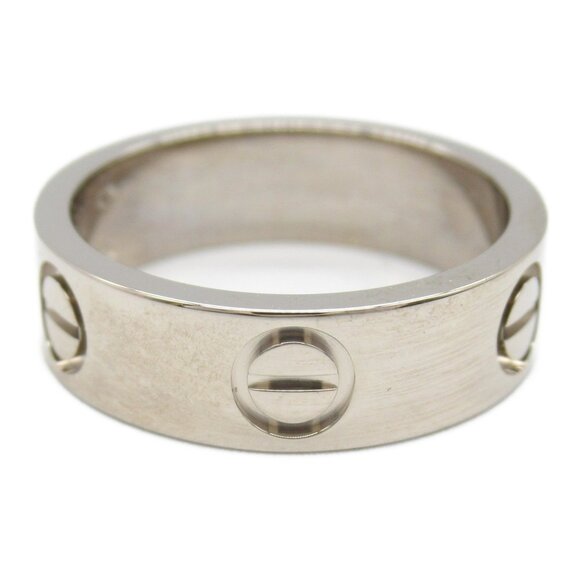 CARTIER 18k White Gold Love Ring - Picture 3 of 9